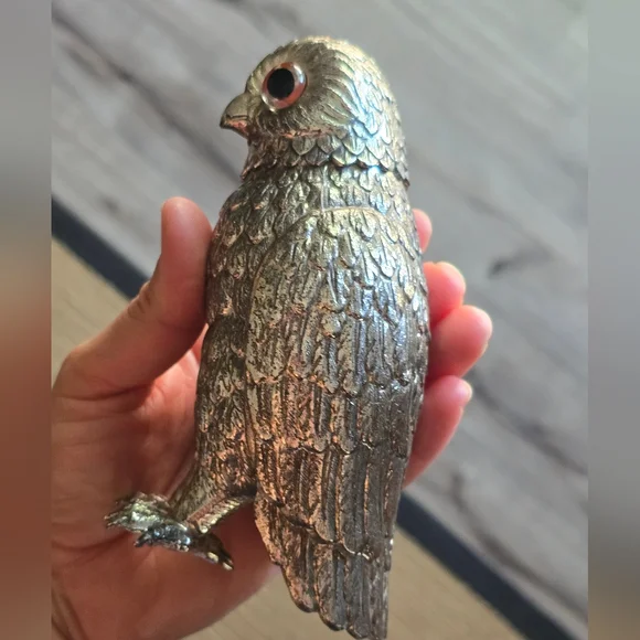 Corbell & Co. Silverplate Owl Muffineer/sugar Caster - Picture 2 of 6